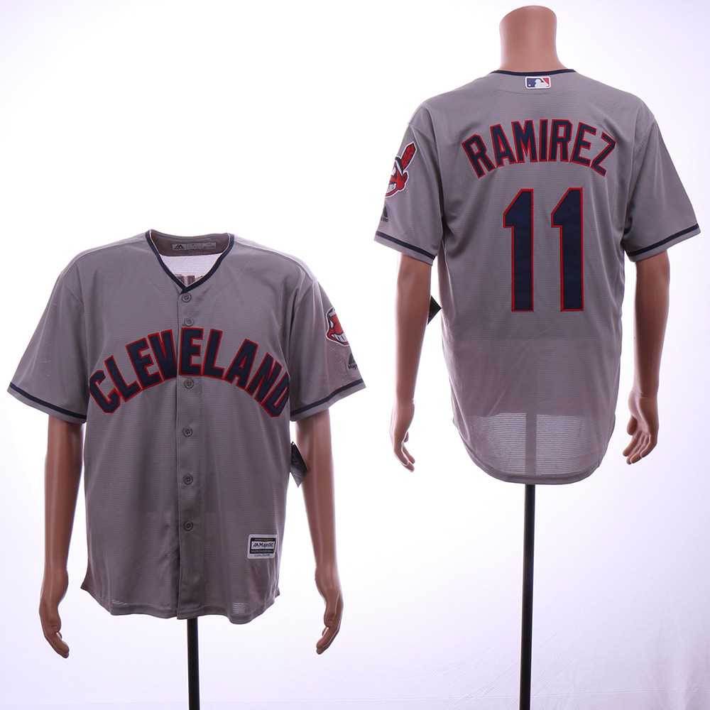 Indians 11 Jose Ramirez Gray Cool Base Stitched Baseball Jerseys,We sell and wholesale Indians 11 Jose Ramirez Gray Cool Base Stitched Baseball Jerseys on line form chian!